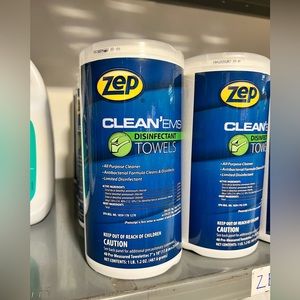 ZEP CLEAN'ENS DISINFECTANT TOWELS
